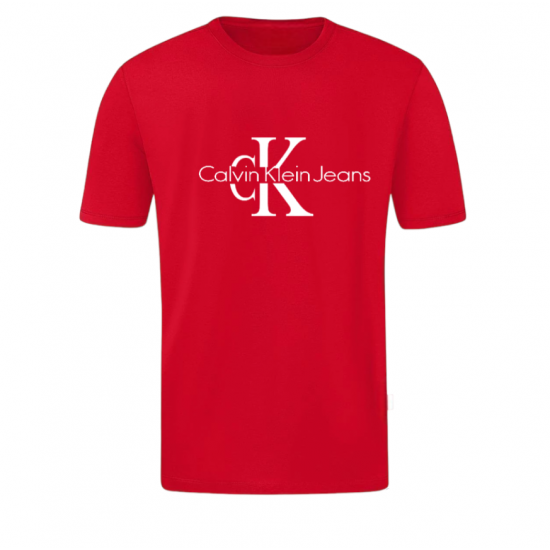 T-SHIRT 100% ΒΑΜΒΑΚΙ ΜΕ LOGO - ΚΟΚΚΙΝΟ- CALVIN KLEIN ΜΕΓΑΛΟ T-SHIRT 100% ΒΑΜΒΑΚΙ ΜΕ LOGO - ΚΟΚΚΙΝΟ- CALVIN KLEIN ΜΕΓΑΛΟ